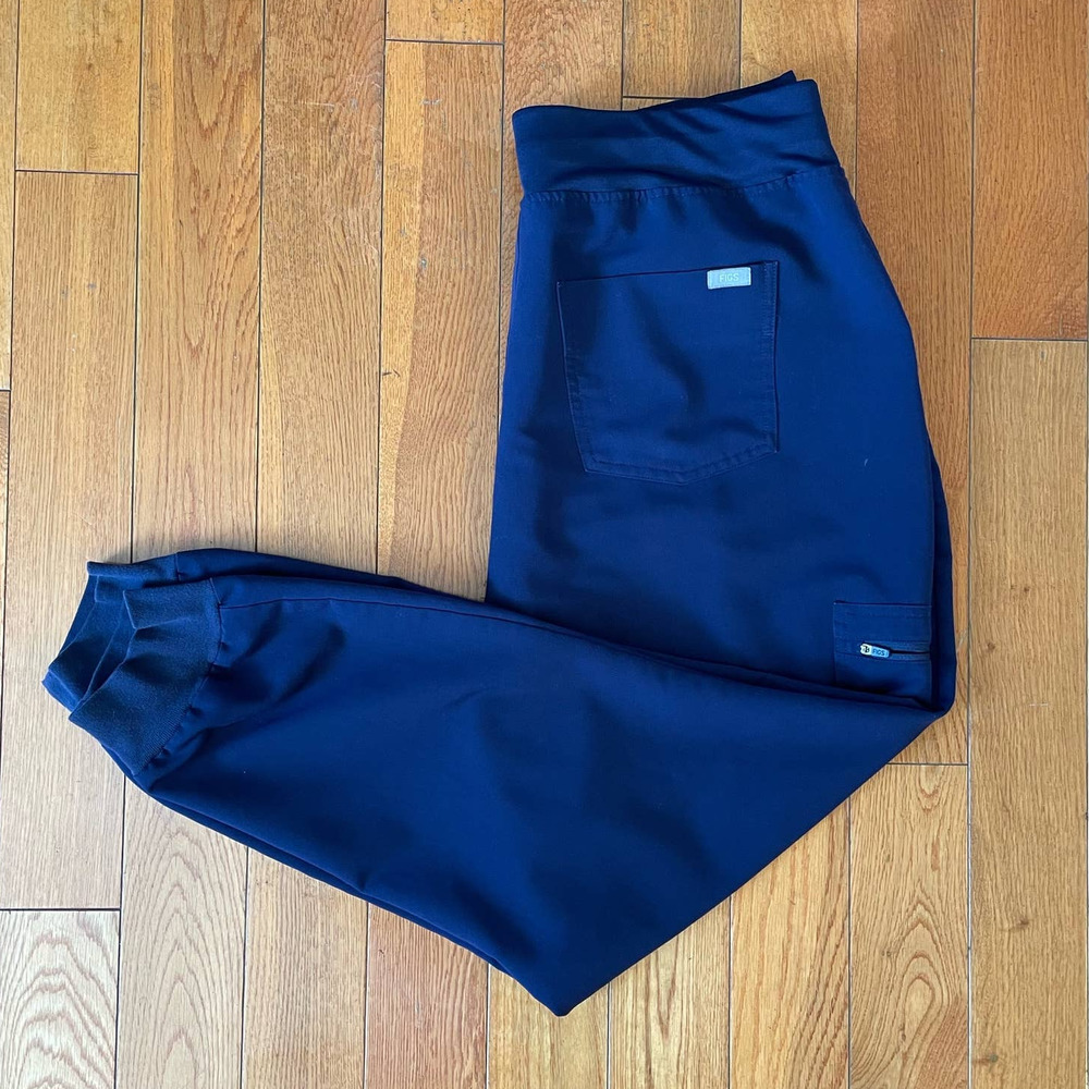 Figs Zamora Jogger Navy Women's Scrub Pants, XL